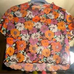 Floral crop top